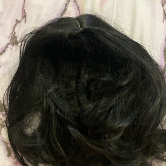 Medium length straight bob wig NO bangs - Picture 5 of 7